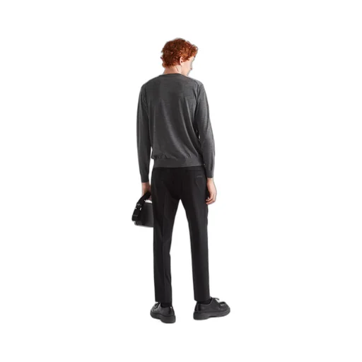 Light stretch wool pants