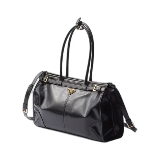 Large leather handbag