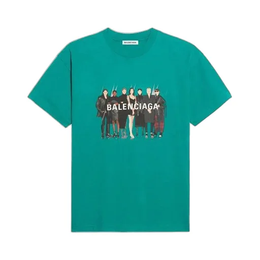 Band Portrait Printing Logo Retro Loose T-Shirt