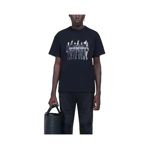 Band Portrait Printing Logo Retro Loose T-Shirt