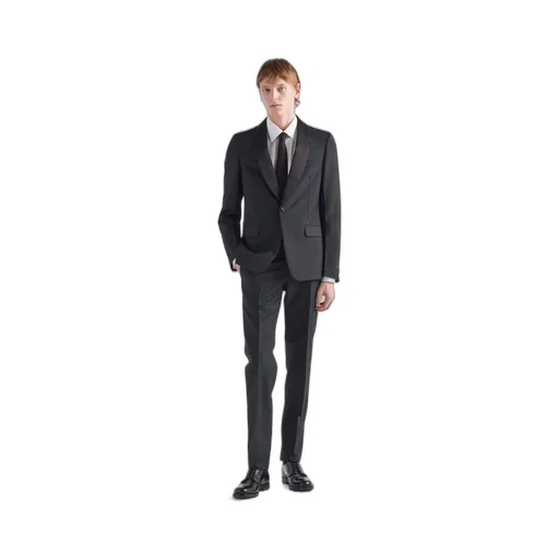 Single-breasted wool and mohair tuxedo