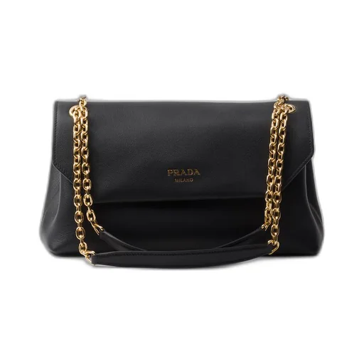 Medium leather shoulder bag