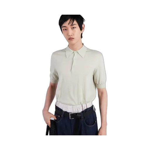 Cashmere polo shirt