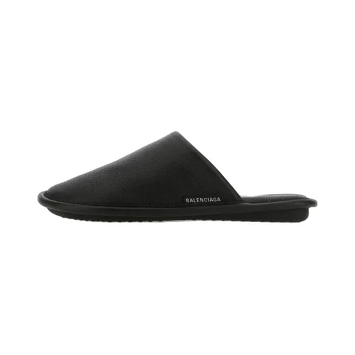 Leather Flat Slippers