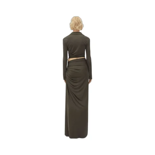 Knot Light Jersey Long Dress