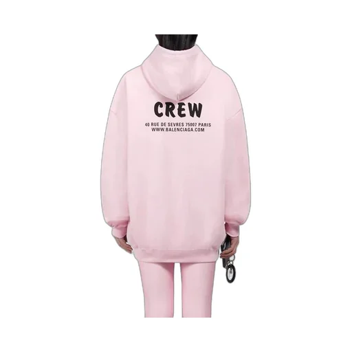 Crew Print Hoodie