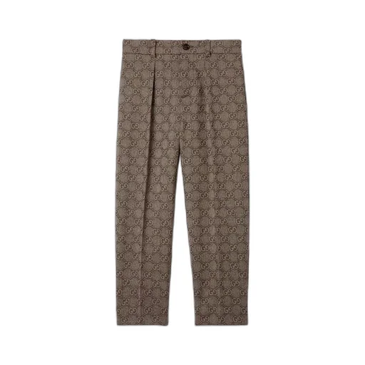 Children's GG wool flannel pant