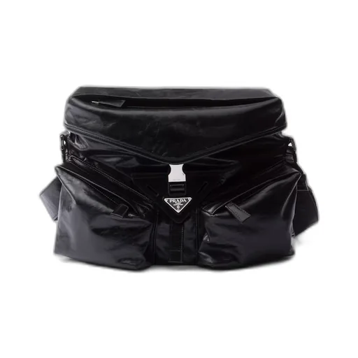 Leather shoulder bag