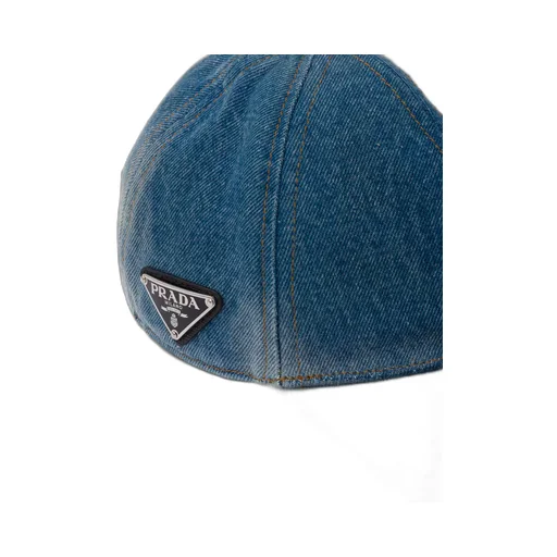 Denim baseball cap