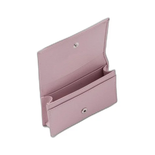 Saffiano leather card holder