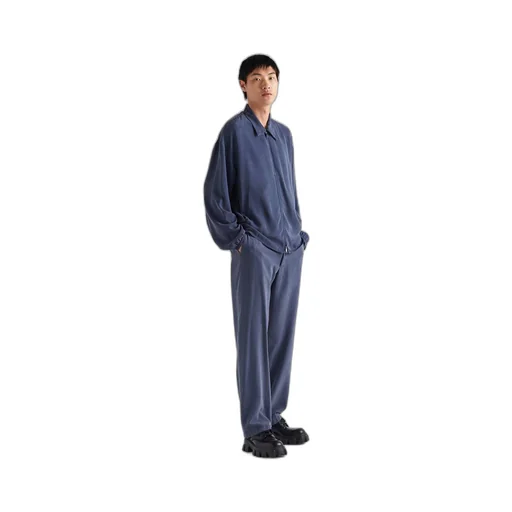 Silk blouson jacket