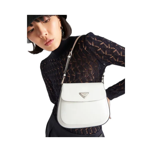 Prada Cleo brushed leather shoulder bag