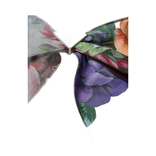 Printed fabric hair clip