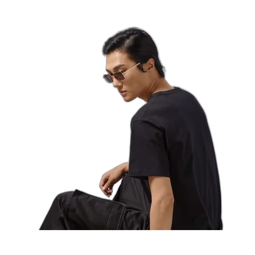 Cotton jersey printed T-shirt