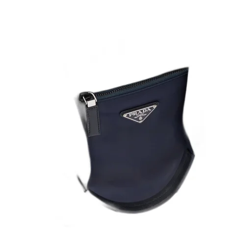 Re-Nylon and Saffiano leather duffle bag