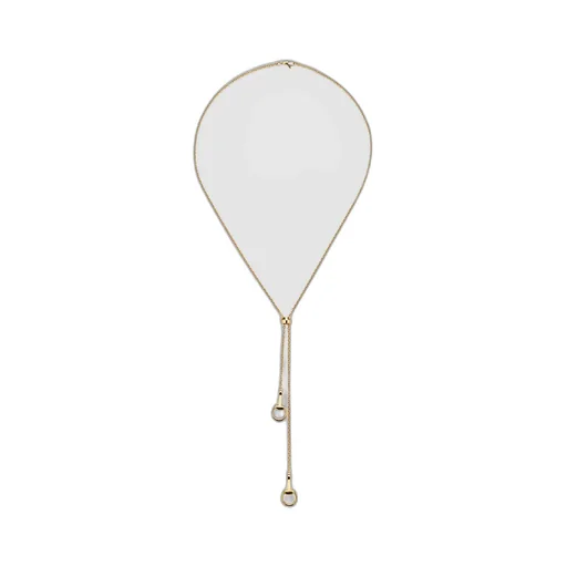 18k Horsebit pendant necklace