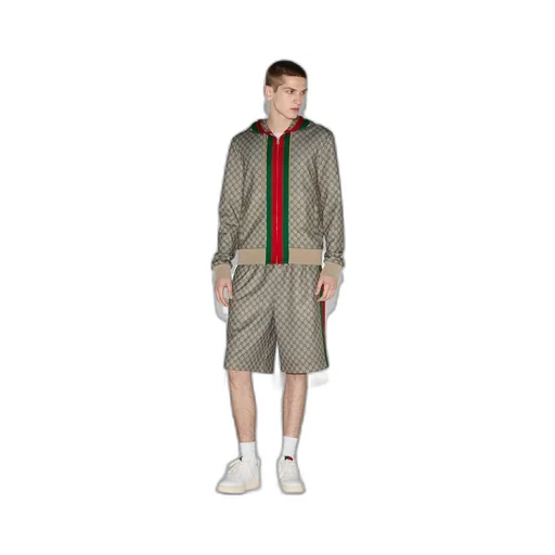 Technical jersey zip jacket with Web