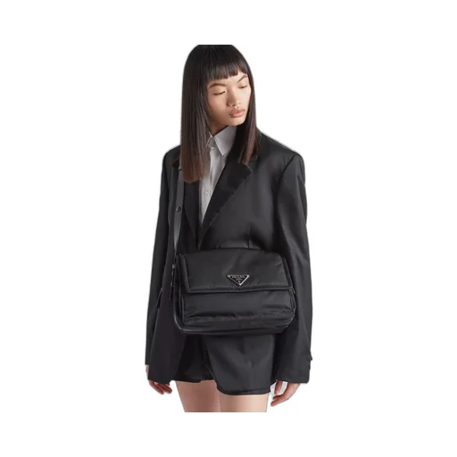 Medium padded Re-Nylon shoulder bag