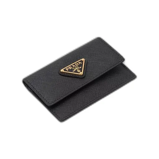 Saffiano leather card holder