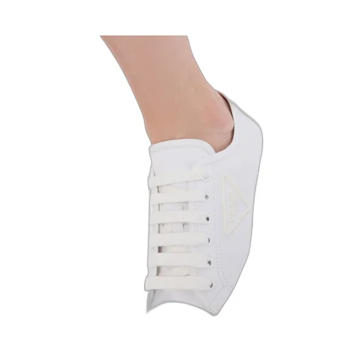 Laced fabric sneakers