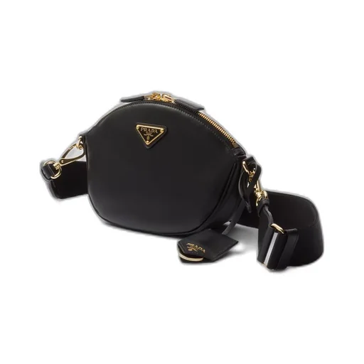 Leather mini shoulder bag