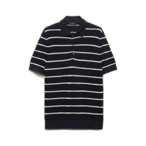 Silk polo shirt