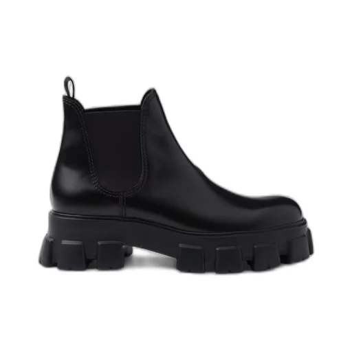 Monolith brushed leather Chelsea boots