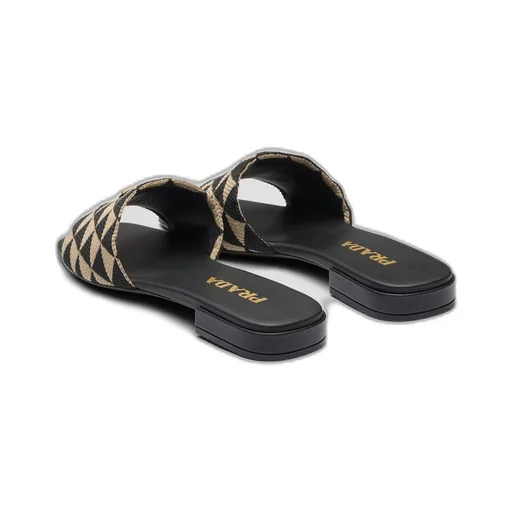 Embroidered fabric slides