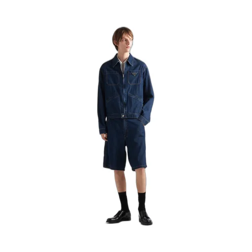 Light denim Bermudas