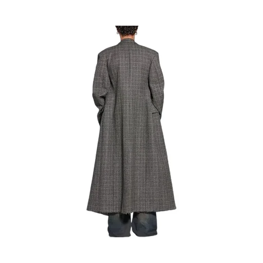 Double Breasted Check Coat