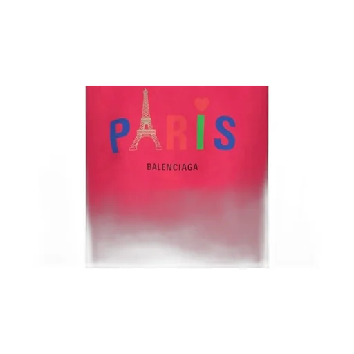 Paris Love Regular T-Shirt Printing Short Sleeve Red