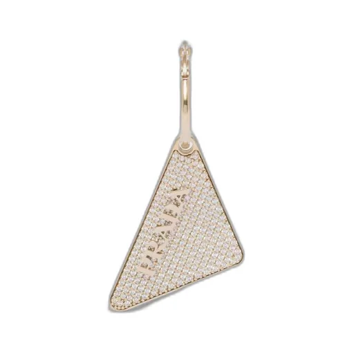 Crystal Logo Jewels left earring
