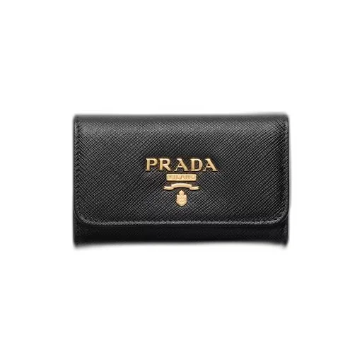 Saffiano leather key case