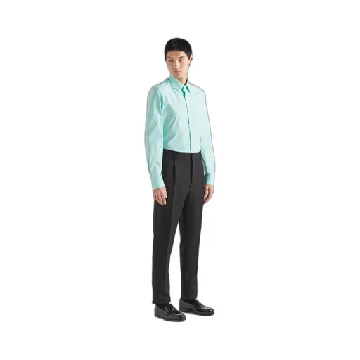 Stretch cotton shirt