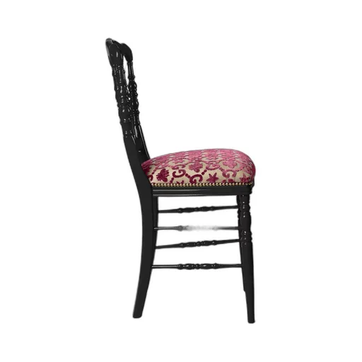 Wood chair with GG bees and stars