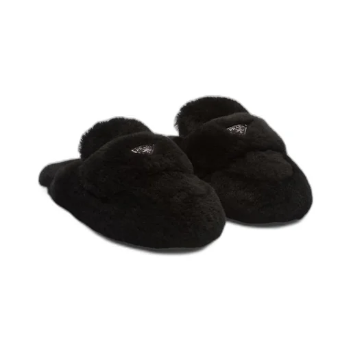 Shearling mules