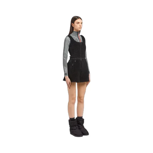 Short double fleece jumpsuit