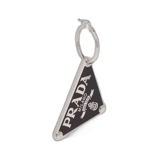 Prada Symbole pendant left earring