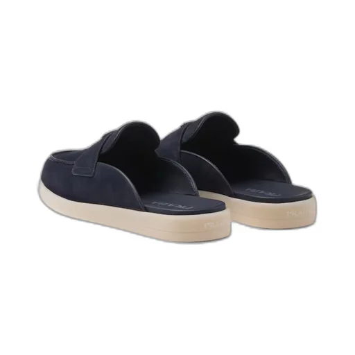 Suede sabots