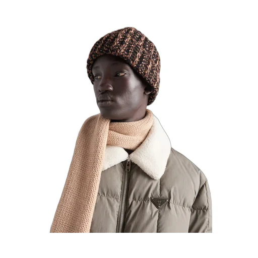 Wool and cashmere beanie