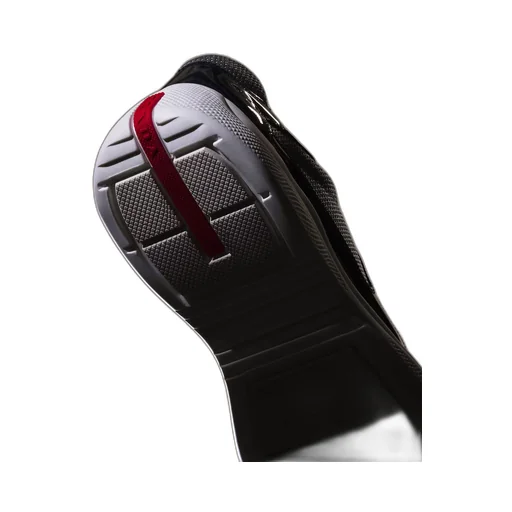 Patent leather and technical fabric Prada America's Cup sneakers