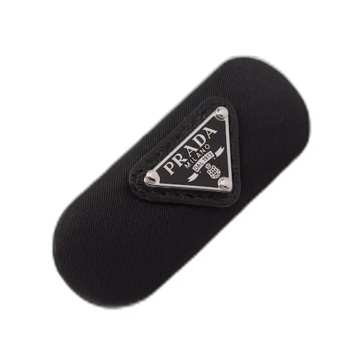 Prada Logo Plaque Hair Clip