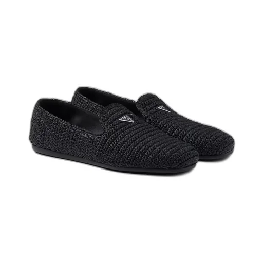 Crochet slip-on shoes