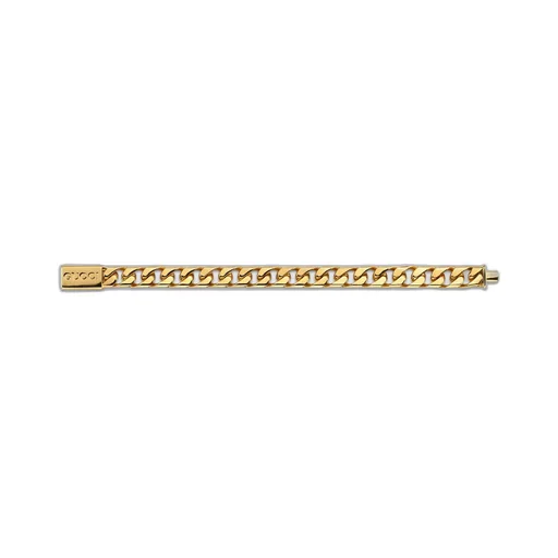 Chain bracelet with Gucci script tag
