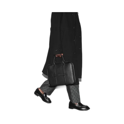 Medium briefcase with Gucci logo