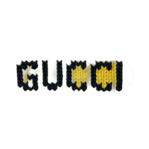 Cotton sweater with Gucci intarsia