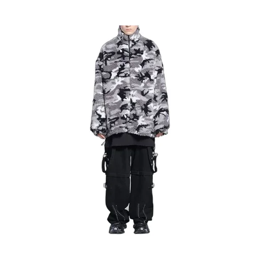 Camouflage Zip-Up Jacket