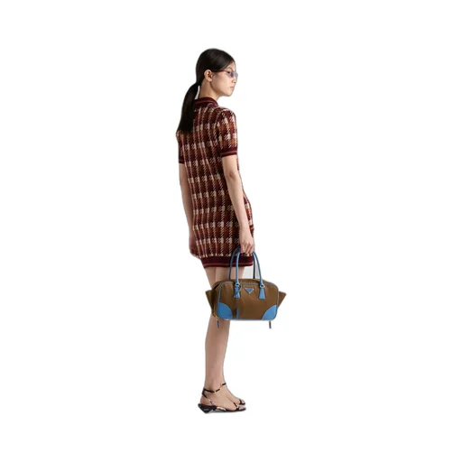 Wool knit mini-dress