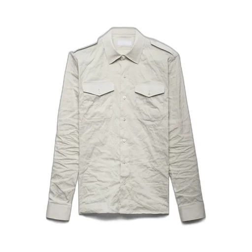 Technical cotton shirt