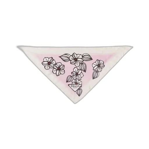 Printed twill scarf